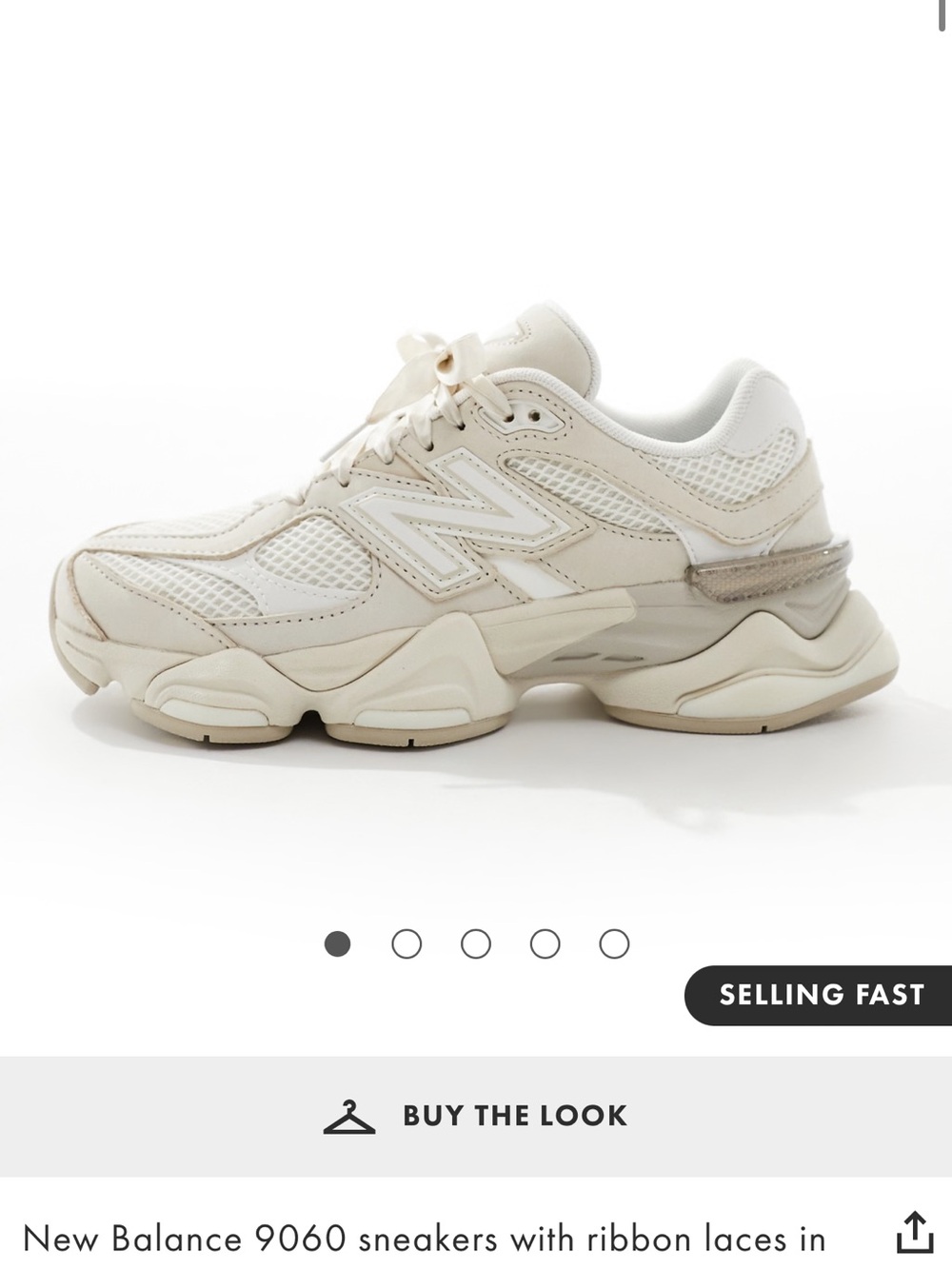 New Balance Women's 9060 Sneakers in Cream